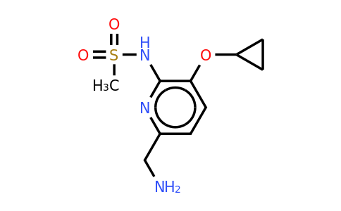 CAS 1243410-74-3 | N-(6-(aminomethyl)-3-cyclopropoxypyridin-2-YL)methanesulfonamide