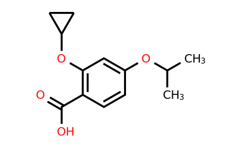 CAS 1243410-77-6 | 2-Cyclopropoxy-4-isopropoxybenzoic acid