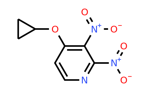 CAS 1243410-80-1 | 4-Cyclopropoxy-2,3-dinitropyridine