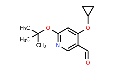 CAS 1243410-81-2 | 6-Tert-butoxy-4-cyclopropoxynicotinaldehyde