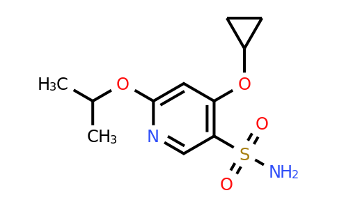 CAS 1243410-82-3 | 4-Cyclopropoxy-6-isopropoxypyridine-3-sulfonamide