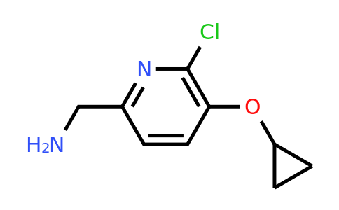 CAS 1243410-83-4 | (6-Chloro-5-cyclopropoxypyridin-2-YL)methanamine