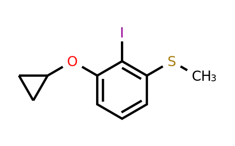 CAS 1243410-94-7 | (3-Cyclopropoxy-2-iodophenyl)(methyl)sulfane