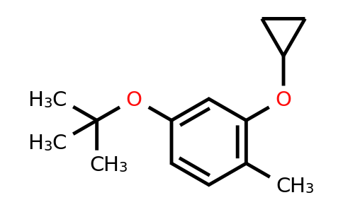 CAS 1243410-96-9 | 4-Tert-butoxy-2-cyclopropoxy-1-methylbenzene