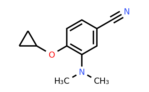 CAS 1243410-98-1 | 4-Cyclopropoxy-3-(dimethylamino)benzonitrile