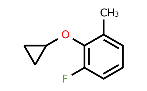 CAS 1243411-02-0 | 2-Cyclopropoxy-1-fluoro-3-methylbenzene