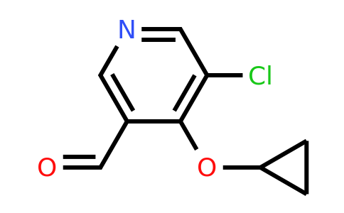 CAS 1243411-04-2 | 5-Chloro-4-cyclopropoxynicotinaldehyde