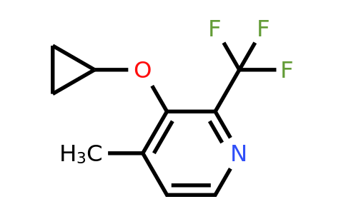 CAS 1243411-07-5 | 3-Cyclopropoxy-4-methyl-2-(trifluoromethyl)pyridine