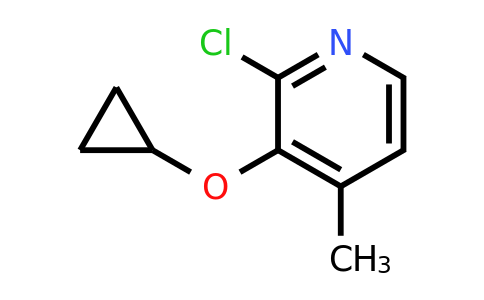CAS 1243411-12-2 | 2-Chloro-3-cyclopropoxy-4-methylpyridine