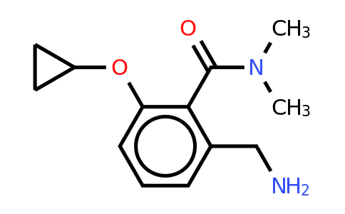CAS 1243411-15-5 | 2-(Aminomethyl)-6-cyclopropoxy-N,n-dimethylbenzamide