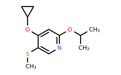 CAS 1243411-19-9 | 4-Cyclopropoxy-2-isopropoxy-5-(methylthio)pyridine