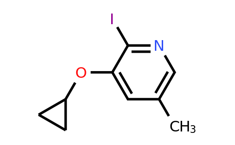 CAS 1243411-20-2 | 3-Cyclopropoxy-2-iodo-5-methylpyridine