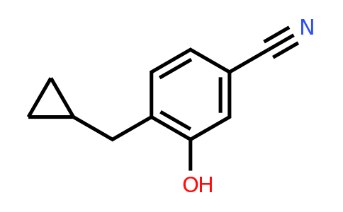 CAS 1243411-22-4 | 4-(Cyclopropylmethyl)-3-hydroxybenzonitrile