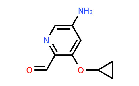 CAS 1243411-23-5 | 5-Amino-3-cyclopropoxypicolinaldehyde