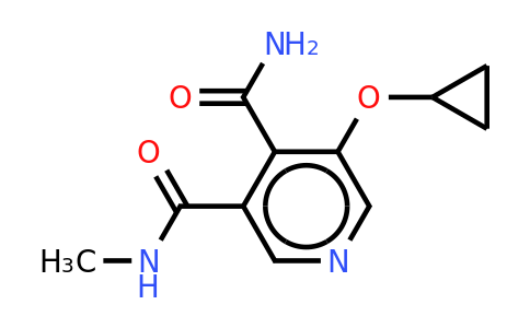 CAS 1243411-25-7 | 5-Cyclopropoxy-N3-methylpyridine-3,4-dicarboxamide
