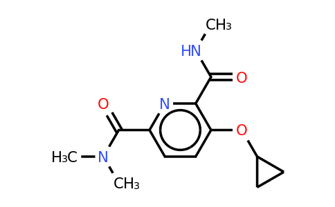 CAS 1243411-35-9 | 3-Cyclopropoxy-N2,N6,N6-trimethylpyridine-2,6-dicarboxamide