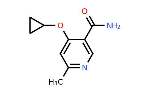 CAS 1243411-37-1 | 4-Cyclopropoxy-6-methylnicotinamide