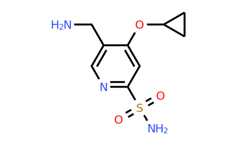 CAS 1243411-42-8 | 5-(Aminomethyl)-4-cyclopropoxypyridine-2-sulfonamide