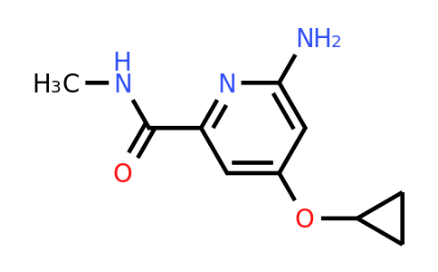 CAS 1243411-43-9 | 6-Amino-4-cyclopropoxy-N-methylpicolinamide