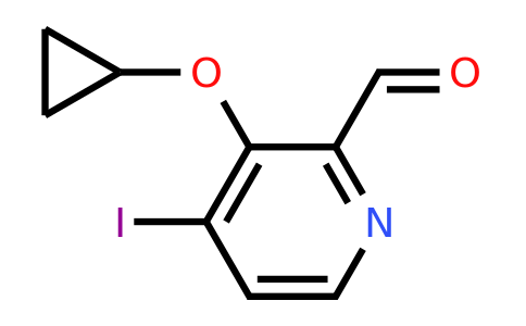 CAS 1243411-45-1 | 3-Cyclopropoxy-4-iodopicolinaldehyde