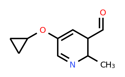 CAS 1243411-47-3 | 5-Cyclopropoxy-2-methyl-2,3-dihydropyridine-3-carbaldehyde