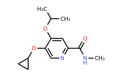 CAS 1243411-49-5 | 5-Cyclopropoxy-4-isopropoxy-N-methylpicolinamide