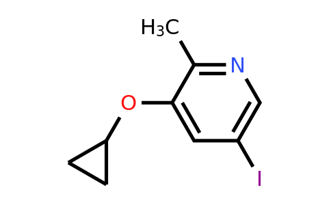 CAS 1243411-52-0 | 3-Cyclopropoxy-5-iodo-2-methylpyridine