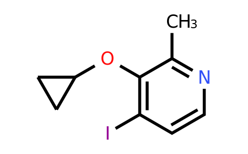 CAS 1243411-57-5 | 3-Cyclopropoxy-4-iodo-2-methylpyridine