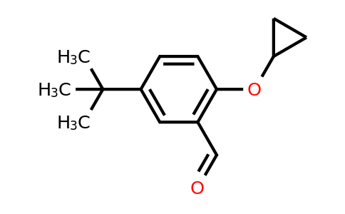 CAS 1243411-59-7 | 5-Tert-butyl-2-cyclopropoxybenzaldehyde