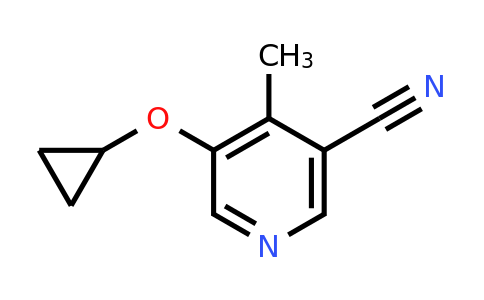 CAS 1243411-63-3 | 5-Cyclopropoxy-4-methylnicotinonitrile