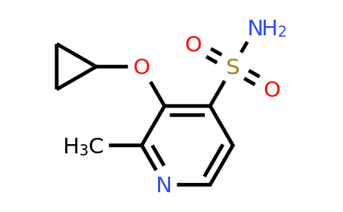 CAS 1243411-64-4 | 3-Cyclopropoxy-2-methylpyridine-4-sulfonamide