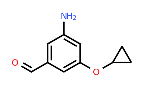 CAS 1243411-65-5 | 3-Amino-5-cyclopropoxybenzaldehyde