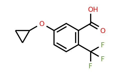 CAS 1243411-67-7 | 5-Cyclopropoxy-2-(trifluoromethyl)benzoic acid