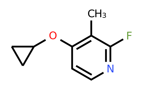 CAS 1243411-71-3 | 4-Cyclopropoxy-2-fluoro-3-methylpyridine