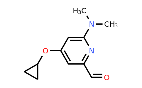 CAS 1243411-72-4 | 4-Cyclopropoxy-6-(dimethylamino)picolinaldehyde