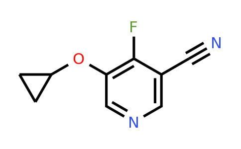 CAS 1243411-73-5 | 5-Cyclopropoxy-4-fluoronicotinonitrile