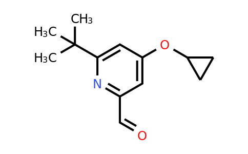 CAS 1243413-92-4 | 6-Tert-butyl-4-cyclopropoxypicolinaldehyde