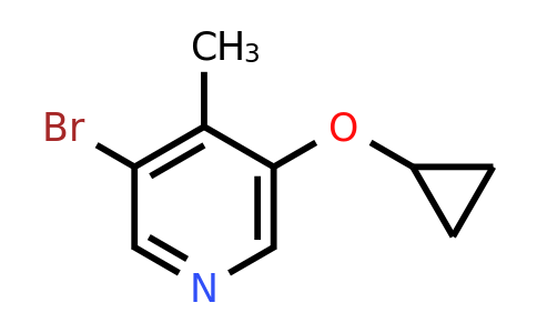 CAS 1243413-93-5 | 3-Bromo-5-cyclopropoxy-4-methylpyridine