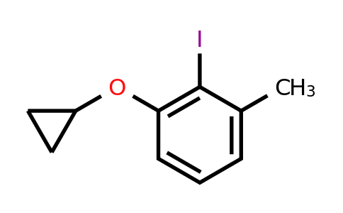 CAS 1243413-98-0 | 1-Cyclopropoxy-2-iodo-3-methylbenzene