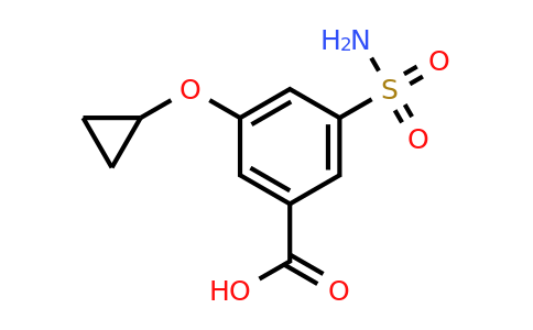 CAS 1243414-02-9 | 3-Cyclopropoxy-5-sulfamoylbenzoic acid