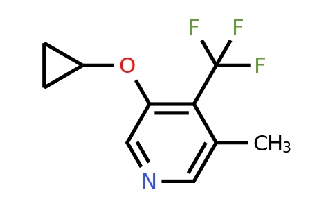 CAS 1243414-05-2 | 3-Cyclopropoxy-5-methyl-4-(trifluoromethyl)pyridine