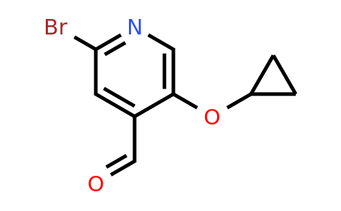 CAS 1243414-08-5 | 2-Bromo-5-cyclopropoxyisonicotinaldehyde