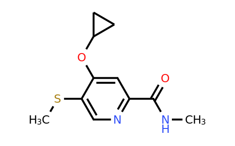 CAS 1243414-10-9 | 4-Cyclopropoxy-N-methyl-5-(methylthio)picolinamide