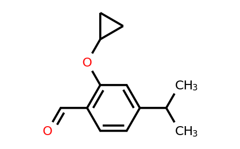 CAS 1243414-14-3 | 2-Cyclopropoxy-4-isopropylbenzaldehyde