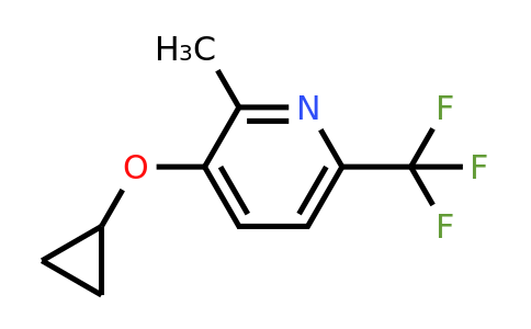 CAS 1243414-21-2 | 3-Cyclopropoxy-2-methyl-6-(trifluoromethyl)pyridine