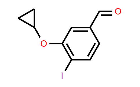 CAS 1243414-25-6 | 3-Cyclopropoxy-4-iodobenzaldehyde