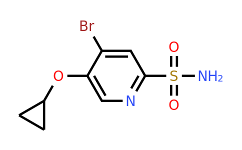 CAS 1243414-26-7 | 4-Bromo-5-cyclopropoxypyridine-2-sulfonamide