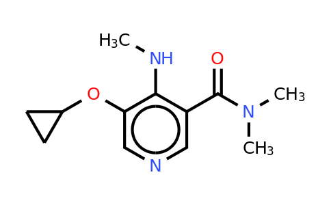 CAS 1243414-27-8 | 5-Cyclopropoxy-N,n-dimethyl-4-(methylamino)nicotinamide