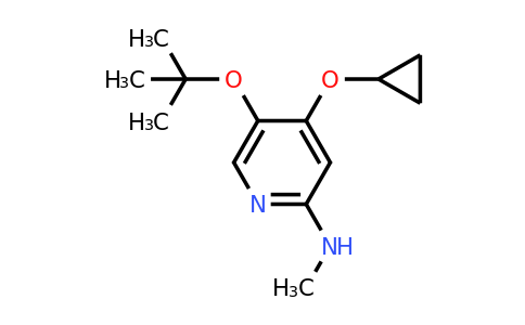 CAS 1243414-30-3 | 5-Tert-butoxy-4-cyclopropoxy-N-methylpyridin-2-amine