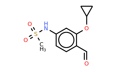 CAS 1243414-33-6 | N-(3-cyclopropoxy-4-formylphenyl)methanesulfonamide